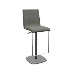 Perfecta Sherpa Tabouret haut réglable et pivotant en tissu fabriqué en Belgique* Tabouret Snack (assise +/- 65 Cm)|Tabouret De Bar (assise +/- 80 Cm)