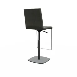 Perfecta Sherpa Tabouret haut réglable et pivotant en tissu fabriqué en Belgique* Tabouret Snack (assise +/- 65 Cm)|Tabouret De Bar (assise +/- 80 Cm)