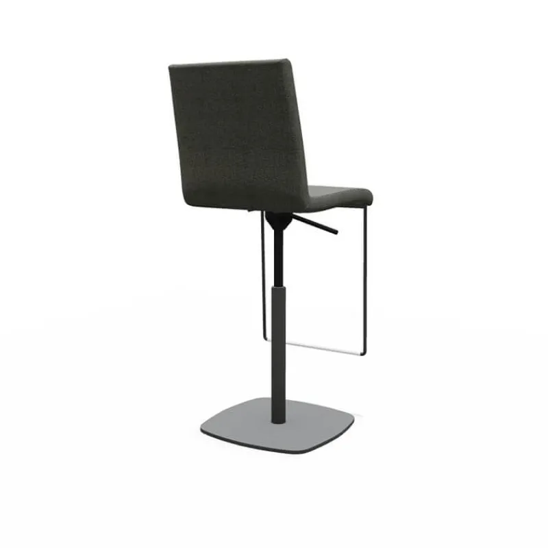 Perfecta Sherpa Tabouret haut réglable et pivotant en tissu fabriqué en Belgique* Tabouret Snack (assise +/- 65 Cm)|Tabouret De Bar (assise +/- 80 Cm)