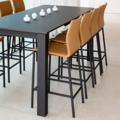 Perfecta Sierra Tabouret snack en métal et simili* Tabouret Snack (assise +/- 65 Cm)|Tabouret De Bar (assise +/- 80 Cm)