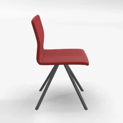 Perfecta Silva Chaise design pieds métal et revêtement en tissu* Chaise De Salle à Manger|Chaise Salon