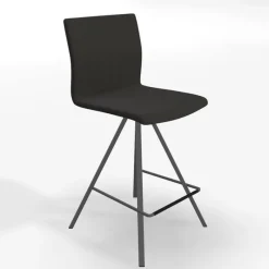 Perfecta Silva Tabouret snack design tissu et métal* Tabouret Snack (assise +/- 65 Cm)|Tabouret De Bar (assise +/- 80 Cm)