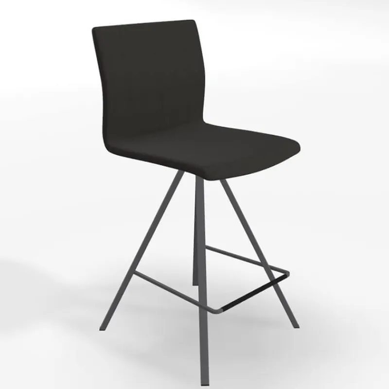 Perfecta Silva Tabouret snack design tissu et métal* Tabouret Snack (assise +/- 65 Cm)|Tabouret De Bar (assise +/- 80 Cm)