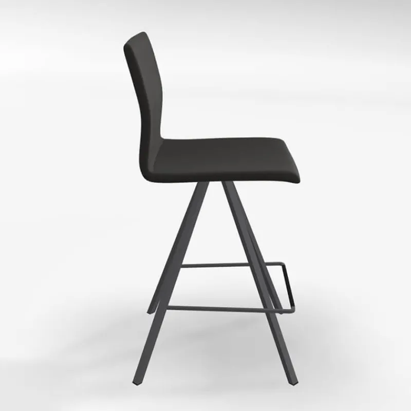Perfecta Silva Tabouret snack design tissu et métal* Tabouret Snack (assise +/- 65 Cm)|Tabouret De Bar (assise +/- 80 Cm)