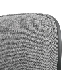 SimoneChaise bimatière en tissu dossier bois avec pieds en métal* Chaise De Salle à Manger