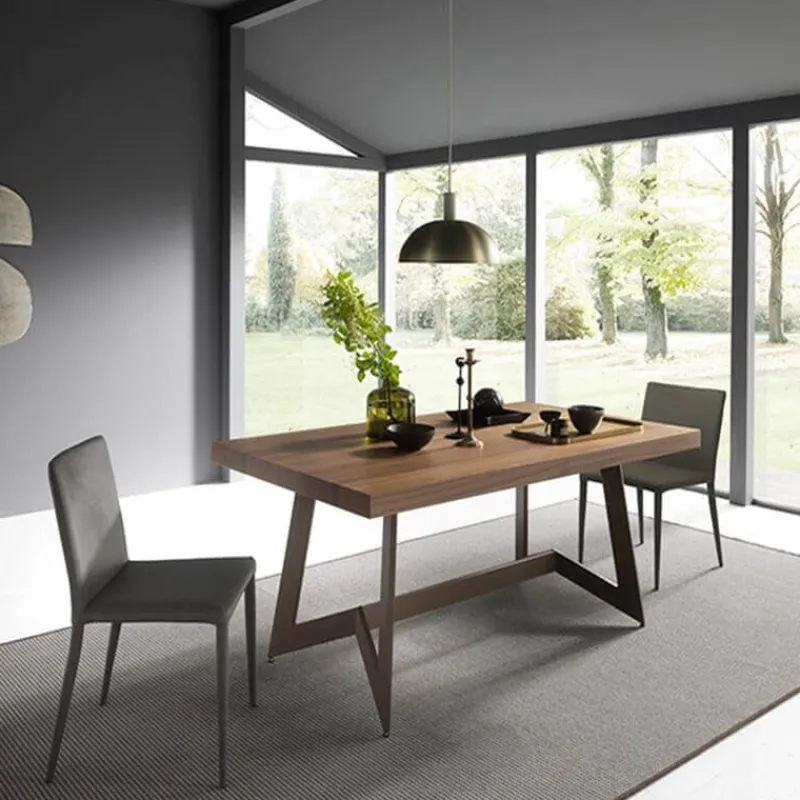 Altacom Sipario Table extensible design de salle à manger en bois* Table De Salle à Manger