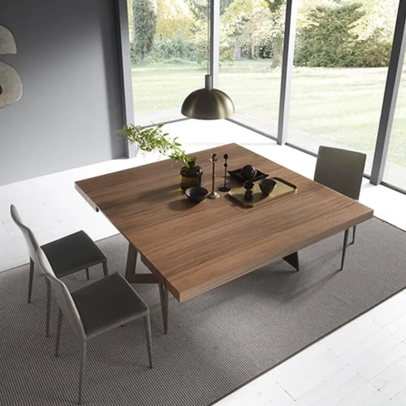 Altacom Sipario Table extensible design de salle à manger en bois* Table De Salle à Manger