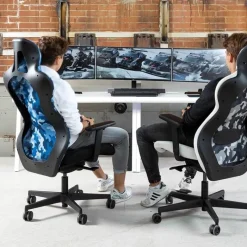 Top Star Sitness RS Sport Chaise gamer design dossier avec filet* Chaise De Bureau|Fauteuil De Bureau