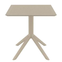 Sky Petite table de jardin carrée en résine* Table De Jardin