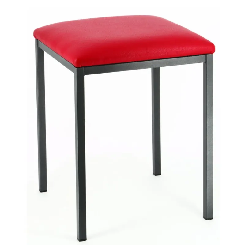 Carrier Slide ® Tabouret bas moderne en synthétique et métal* Tabouret Bas (assise +/- 45 Cm)