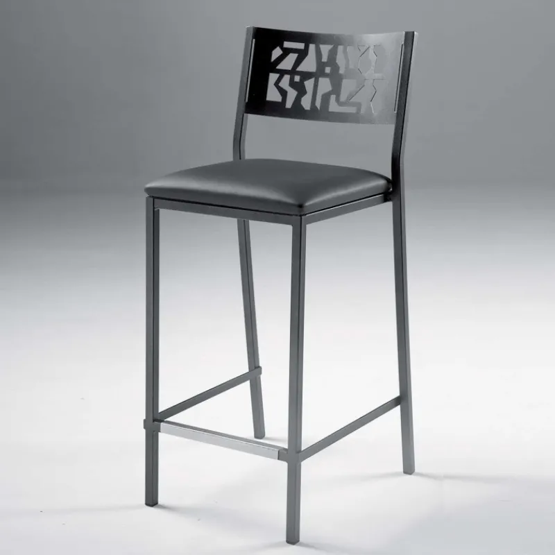 Carrier Slide ® Tabouret moderne snack en synthétique et métal* Tabouret Snack (assise +/- 65 Cm)|Tabouret De Bar (assise +/- 80 Cm)