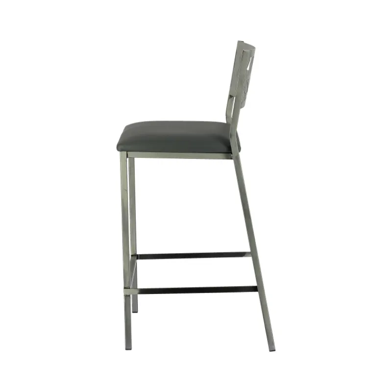 Carrier Slide ® Tabouret moderne snack en synthétique et métal* Tabouret Snack (assise +/- 65 Cm)|Tabouret De Bar (assise +/- 80 Cm)