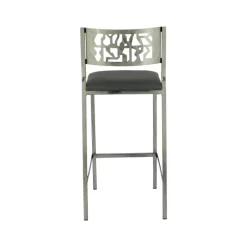 Carrier Slide ® Tabouret moderne snack en synthétique et métal* Tabouret Snack (assise +/- 65 Cm)|Tabouret De Bar (assise +/- 80 Cm)