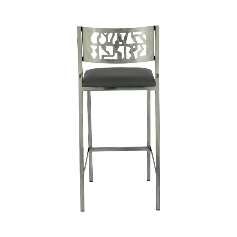 Carrier Slide ® Tabouret moderne snack en synthétique et métal* Tabouret Snack (assise +/- 65 Cm)|Tabouret De Bar (assise +/- 80 Cm)