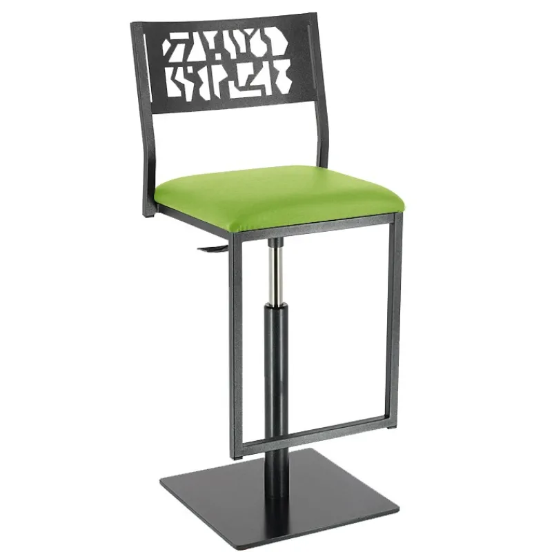 Carrier Slide ® Tabouret pivotant et réglable en hauteur style industriel* Tabouret Snack (assise +/- 65 Cm)|Tabouret De Bar (assise +/- 80 Cm)