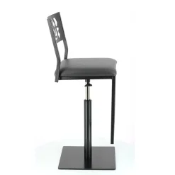 Carrier Slide ® Tabouret pivotant et réglable en hauteur style industriel* Tabouret Snack (assise +/- 65 Cm)|Tabouret De Bar (assise +/- 80 Cm)
