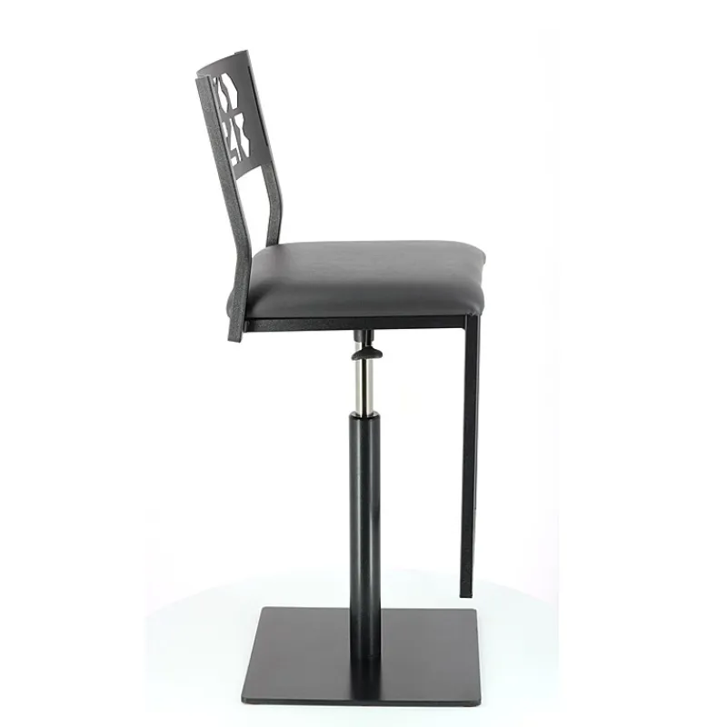 Carrier Slide ® Tabouret pivotant et réglable en hauteur style industriel* Tabouret Snack (assise +/- 65 Cm)|Tabouret De Bar (assise +/- 80 Cm)