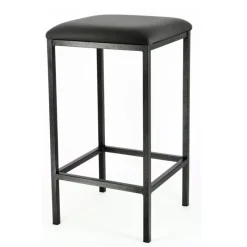 Carrier Slide ® Tabouret snack en métal sans dossier assise synthétique* Tabouret Snack (assise +/- 65 Cm)|Tabouret De Bar (assise +/- 80 Cm)