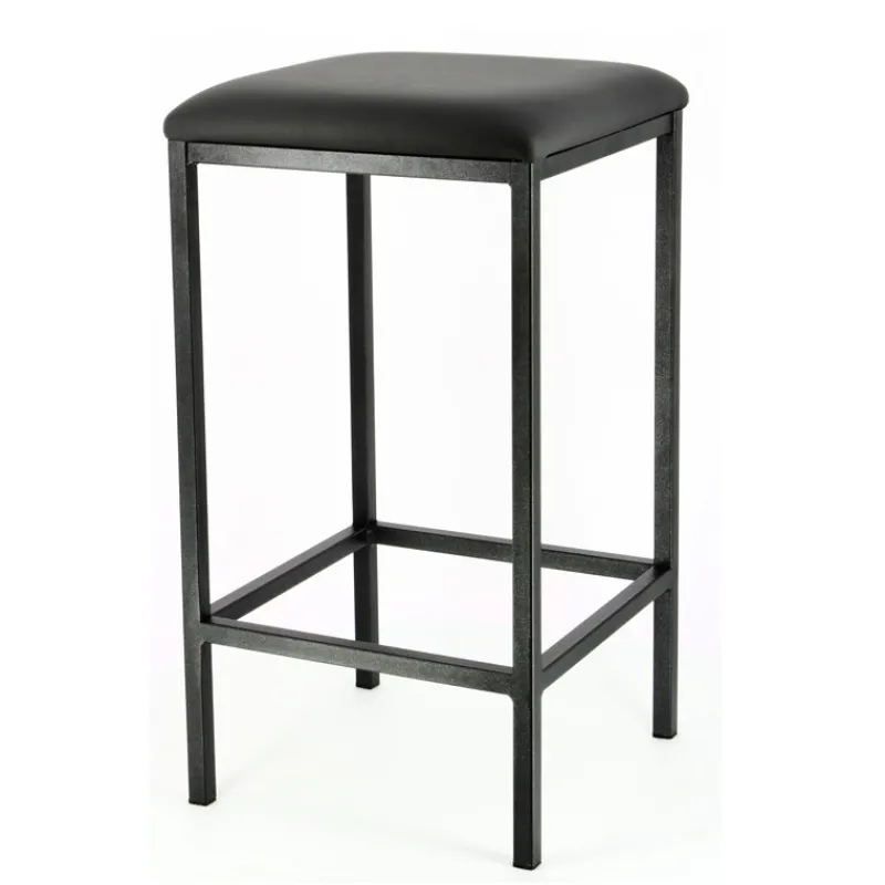 Carrier Slide ® Tabouret snack en métal sans dossier assise synthétique* Tabouret Snack (assise +/- 65 Cm)|Tabouret De Bar (assise +/- 80 Cm)