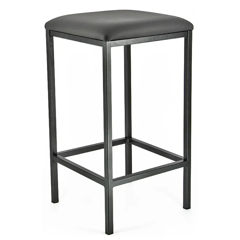 Carrier Slide ® Tabouret snack en métal sans dossier assise synthétique* Tabouret Snack (assise +/- 65 Cm)|Tabouret De Bar (assise +/- 80 Cm)