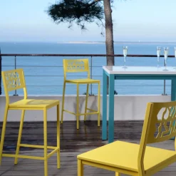 Carrier Slide ® Tabouret snack en acier style industriel* Tabouret Snack (assise +/- 65 Cm)|Tabouret De Bar (assise +/- 80 Cm)
