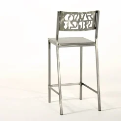 Carrier Slide ® Tabouret snack en acier style industriel* Tabouret Snack (assise +/- 65 Cm)|Tabouret De Bar (assise +/- 80 Cm)