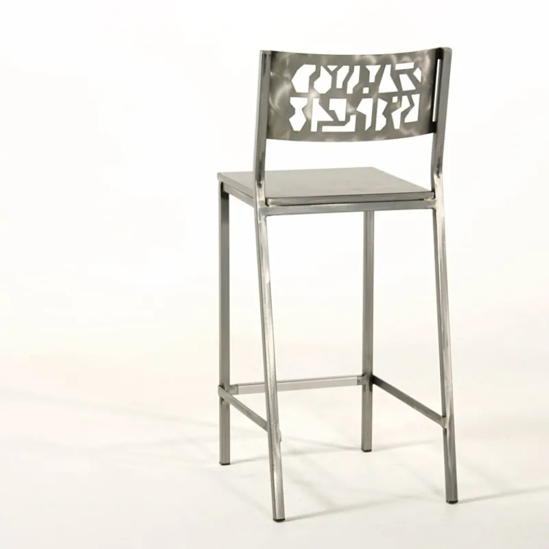 Carrier Slide ® Tabouret snack en acier style industriel* Tabouret Snack (assise +/- 65 Cm)|Tabouret De Bar (assise +/- 80 Cm)