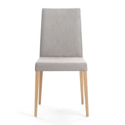 Mobitec Slim ® Chaise de salle à manger en tissu et pieds en bois* Chaise De Salle à Manger|Chaise Salon