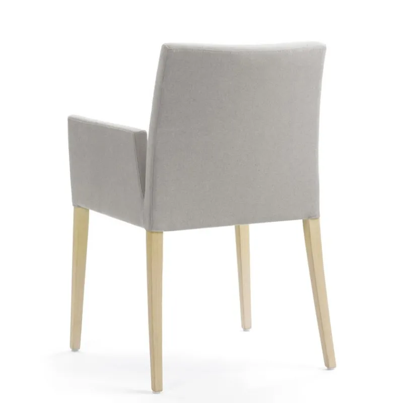 Mobitec Slim ® Fauteuil cocooning en bois et tissu* Chaise De Salle à Manger|Chaise Salon