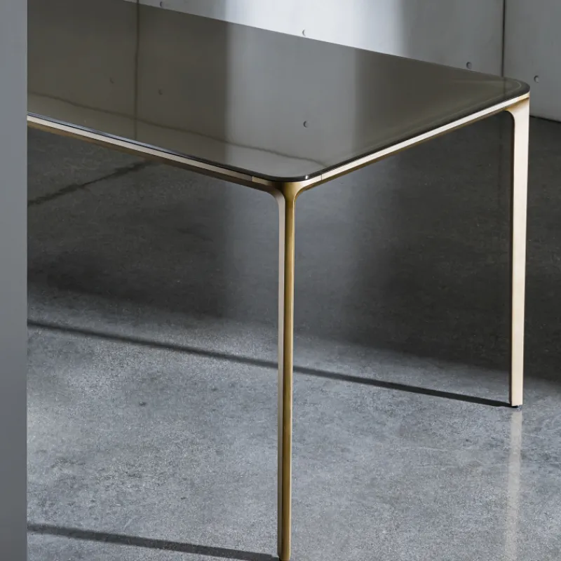 Sovet Italia Slim Sovet® Table en verre design extensible* Table De Salle à Manger