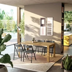 Ozzio Slimmy Table console extensible de fabrication italienne en mélaminé* Table Pour Petit Espace