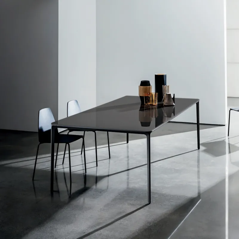 Sovet Italia SlimSovet® Table design rectangulaire en verre* Table De Salle à Manger