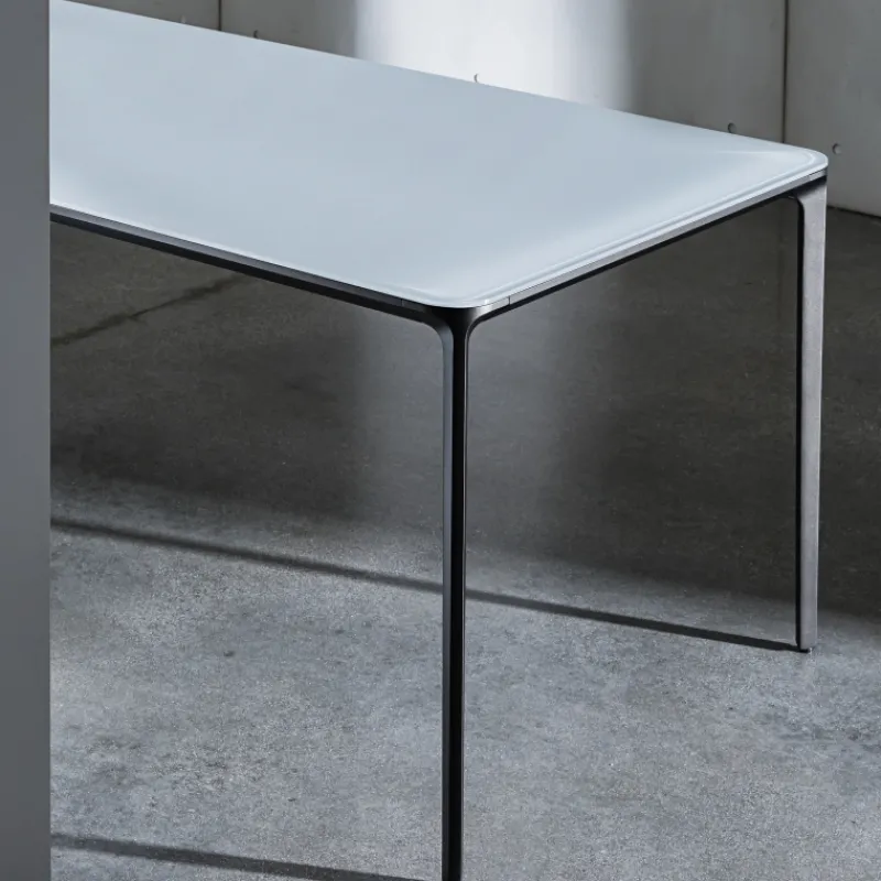 Sovet Italia SlimSovet® Table design rectangulaire en verre* Table De Salle à Manger
