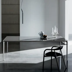 Sovet Italia SlimSovet® Table design rectangulaire en verre* Table De Salle à Manger