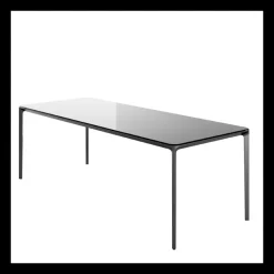Sovet Italia SlimSovet® Table design rectangulaire en verre* Table De Salle à Manger