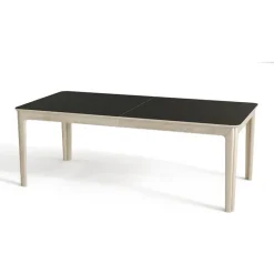 Skovby SM26/27 Table danoise extensible en bois massif et en stratifié noir* Table De Salle à Manger