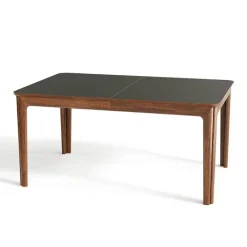 Skovby SM26/27 Table danoise extensible en bois massif et en stratifié noir* Table De Salle à Manger
