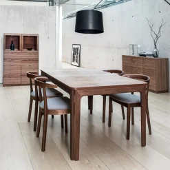 Skovby SM26/27 Table de salle à manger scandinave en placage bois avec allonges* Table De Salle à Manger