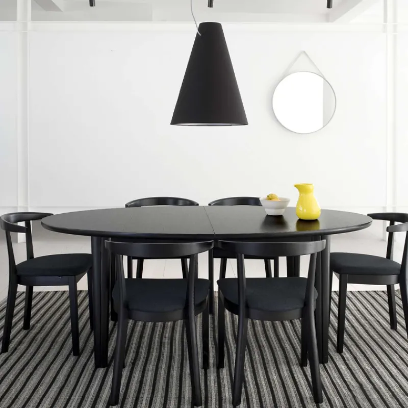 Skovby SM78 Table de salle à manger ovale scandinave en bois avec allonges* Table De Salle à Manger