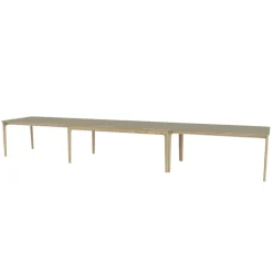 Skovby SM26/27 Table en Fenix rectangulaire extensible avec pieds en bois* Table De Salle à Manger