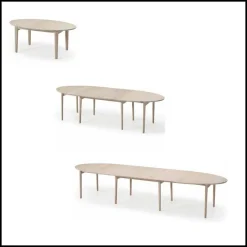 Skovby SM78 Table ovale extensible en bois massif fabriquée au Danemark* Table De Salle à Manger