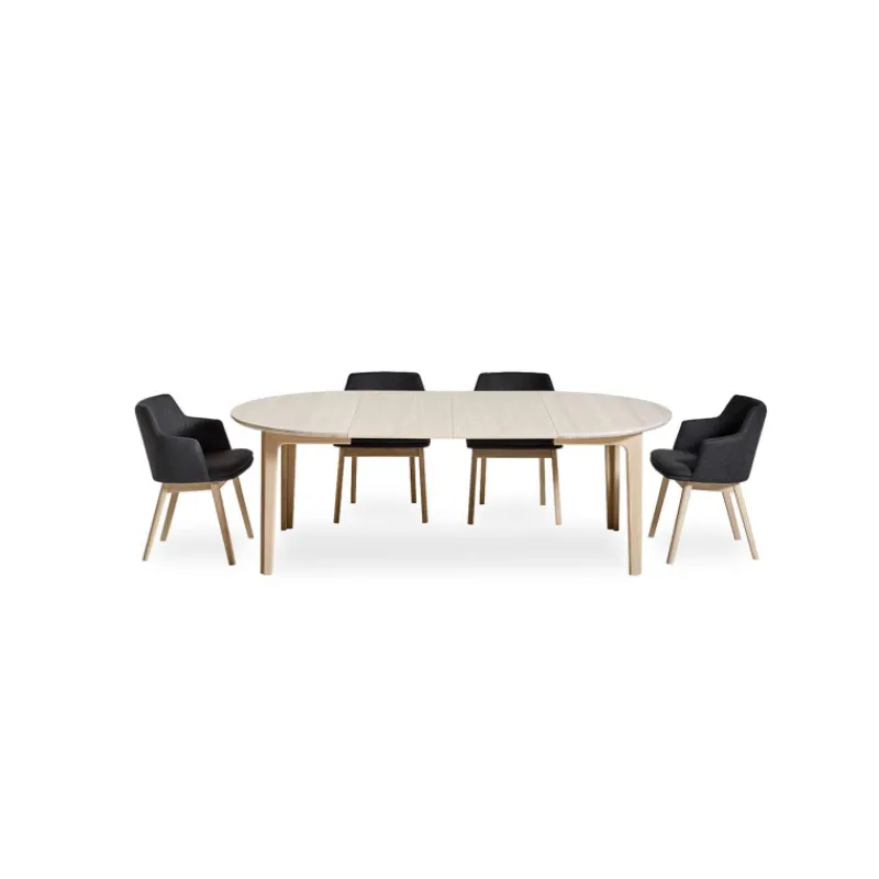 Skovby SM112 Table ronde en bois style scandinave extensible* Table De Salle à Manger
