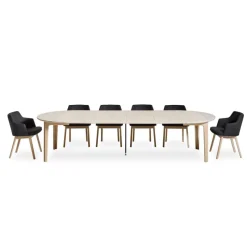 Skovby SM112 Table ronde en bois style scandinave extensible* Table De Salle à Manger