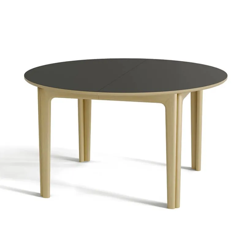 Skovby SM112 Table ronde extensible en stratifié et pieds bois conçue au Danemark* Table De Salle à Manger