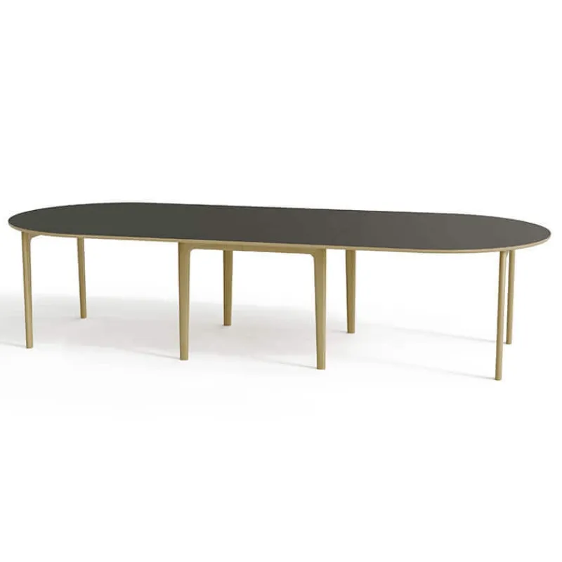 Skovby SM112 Table ronde extensible en stratifié et pieds bois conçue au Danemark* Table De Salle à Manger