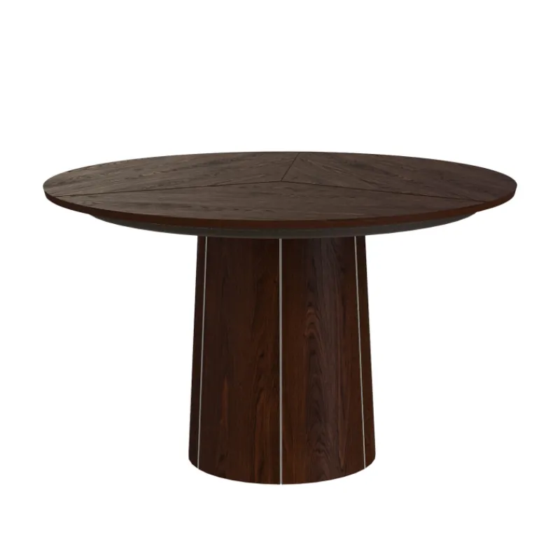 Skovby SM33 Table ronde extensible en bois avec pied central* Table De Salle à Manger