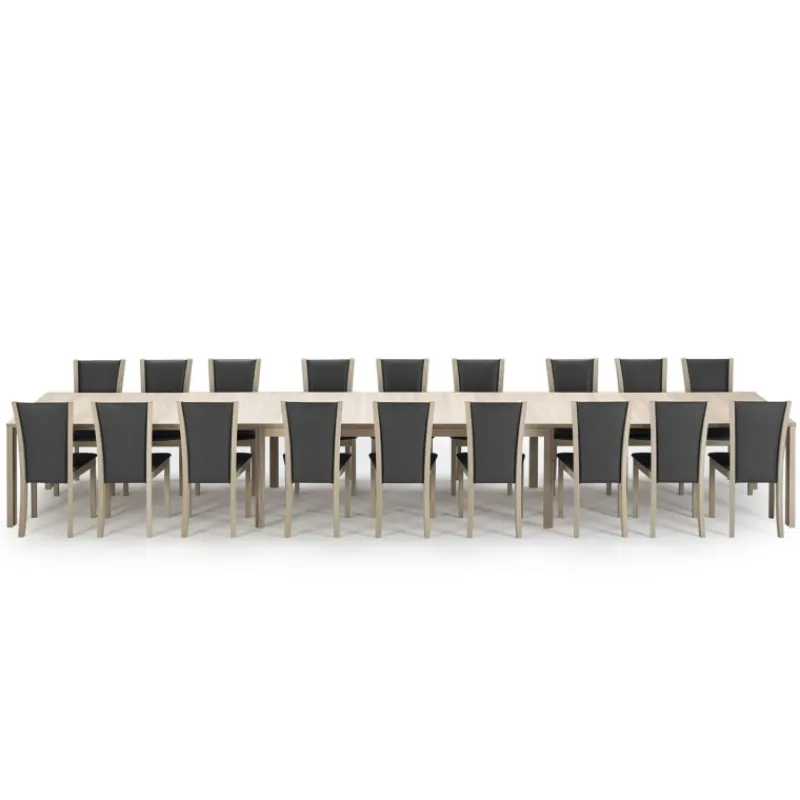 Skovby SM23/24 Table scandinave rectangulaire en bois avec allonges* Table De Salle à Manger