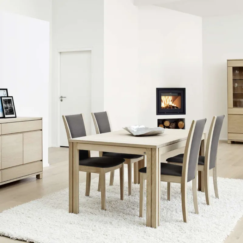 Skovby SM23/24 Table scandinave rectangulaire en bois avec allonges* Table De Salle à Manger