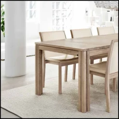 Skovby SM23/24 Table scandinave rectangulaire en bois avec allonges* Table De Salle à Manger
