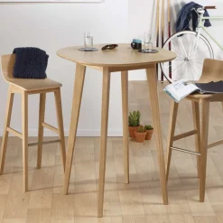 Dasras Snack Table de bar style scandinave en bois massif* Table De Cuisine
